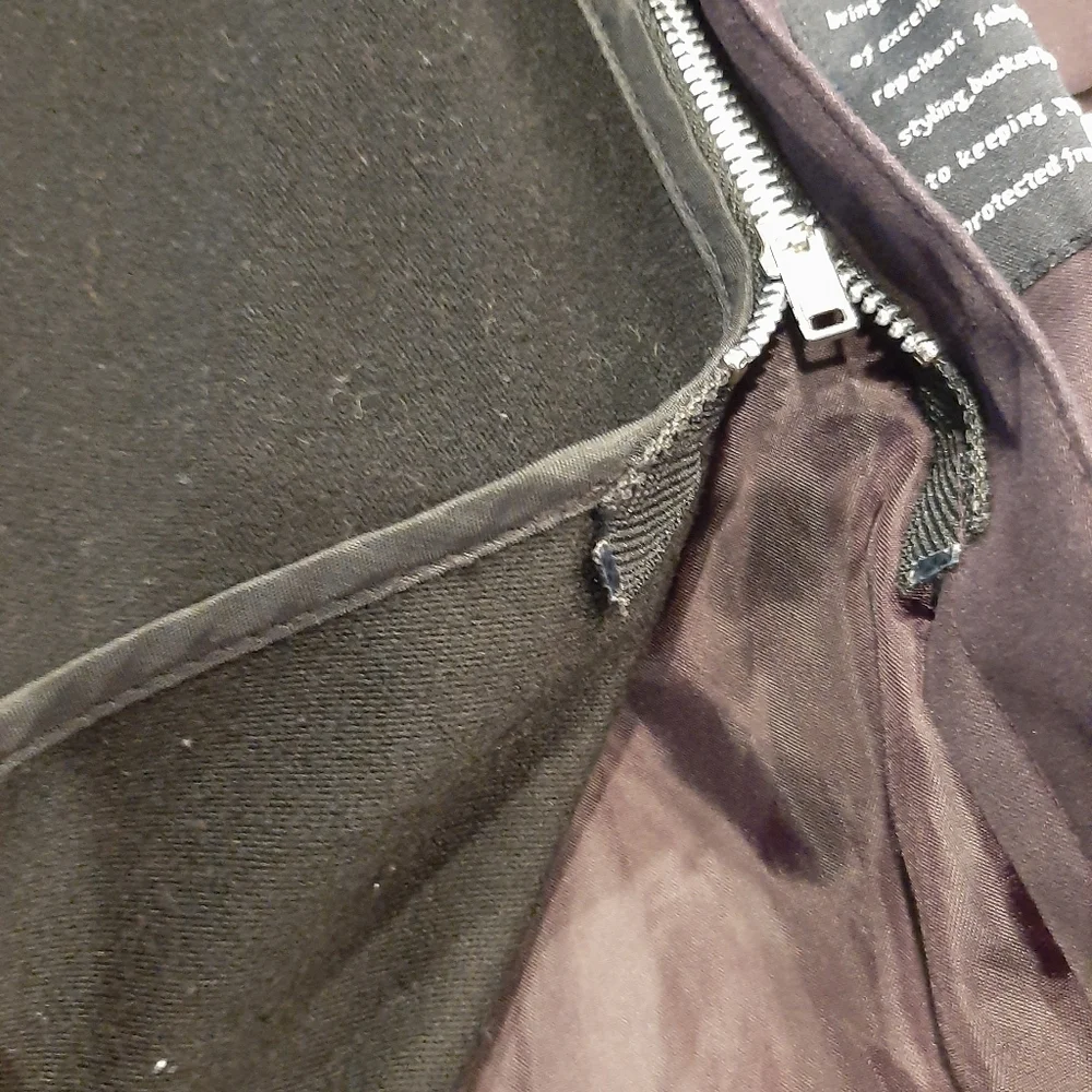 LONDON FOG Purple coat with removable hood - Picture 10 of 13